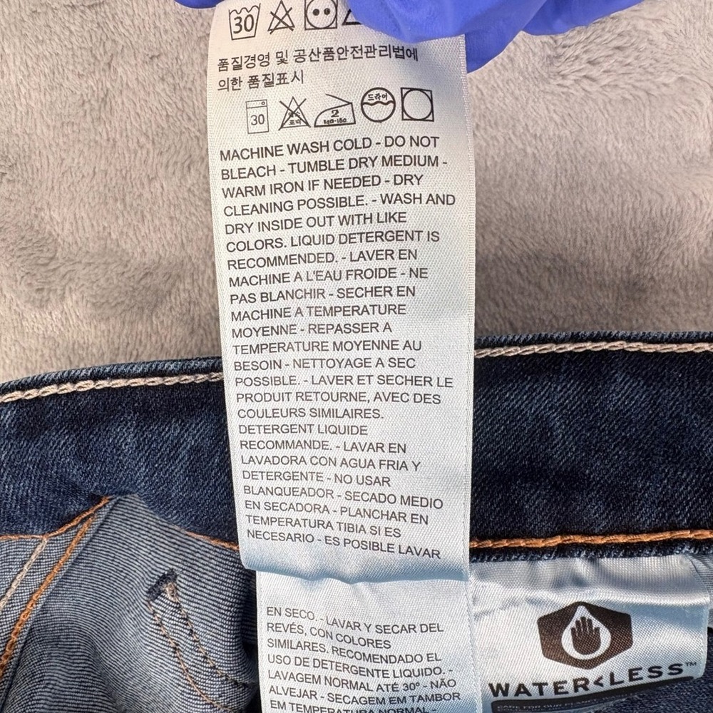 Levi's Jeans Womens 29 (Fits 28x27.5) Blue 535 Super Skinny Stretch Casual Sleek - Picture 9 of 11